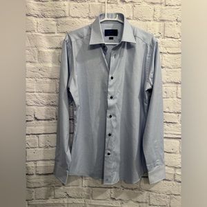 David Donahue Long Sleeve Button Down Dress Shirt